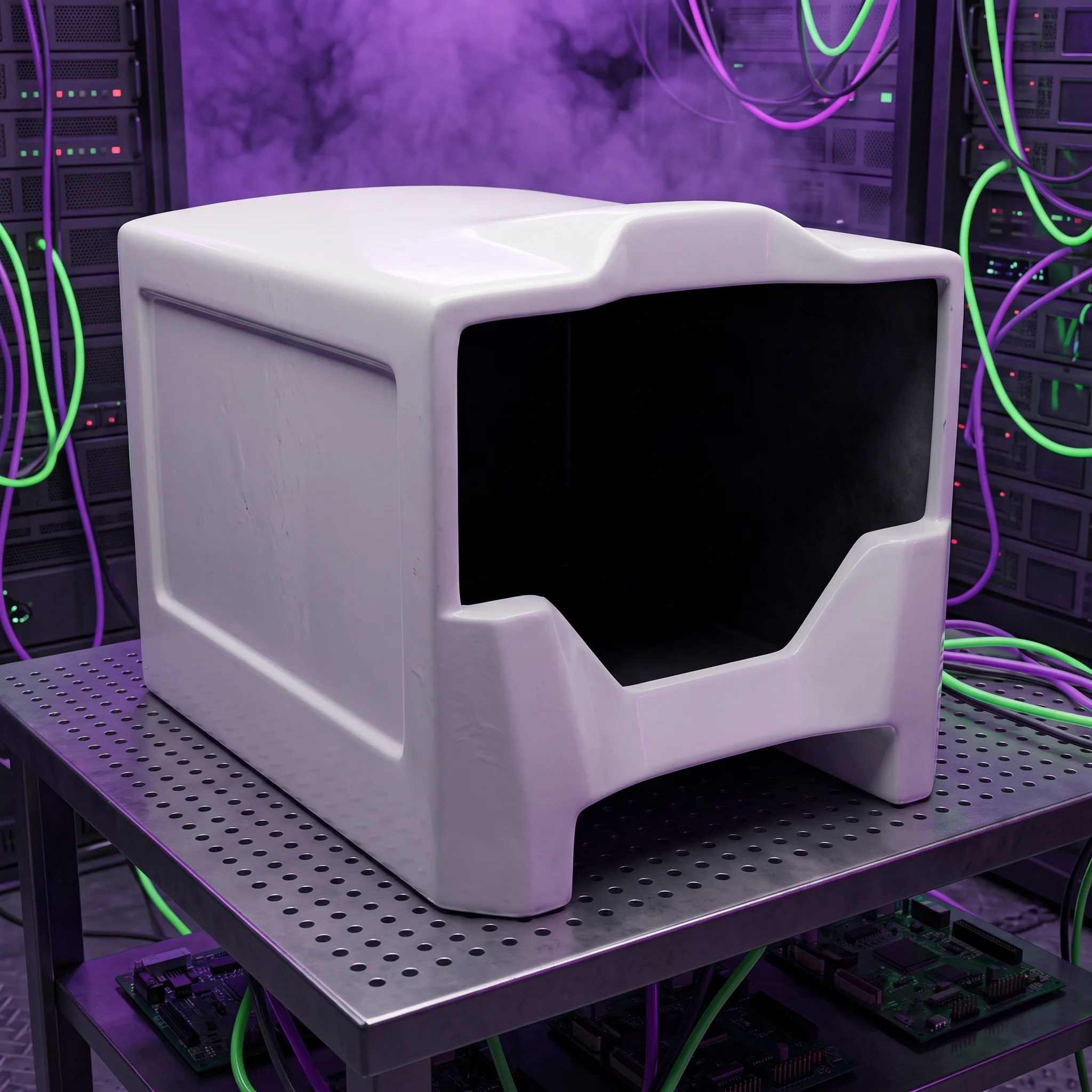 Caja para reparto refresquera rectangular